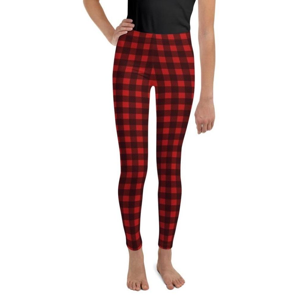 Christmas Buffalo Youth Leggings