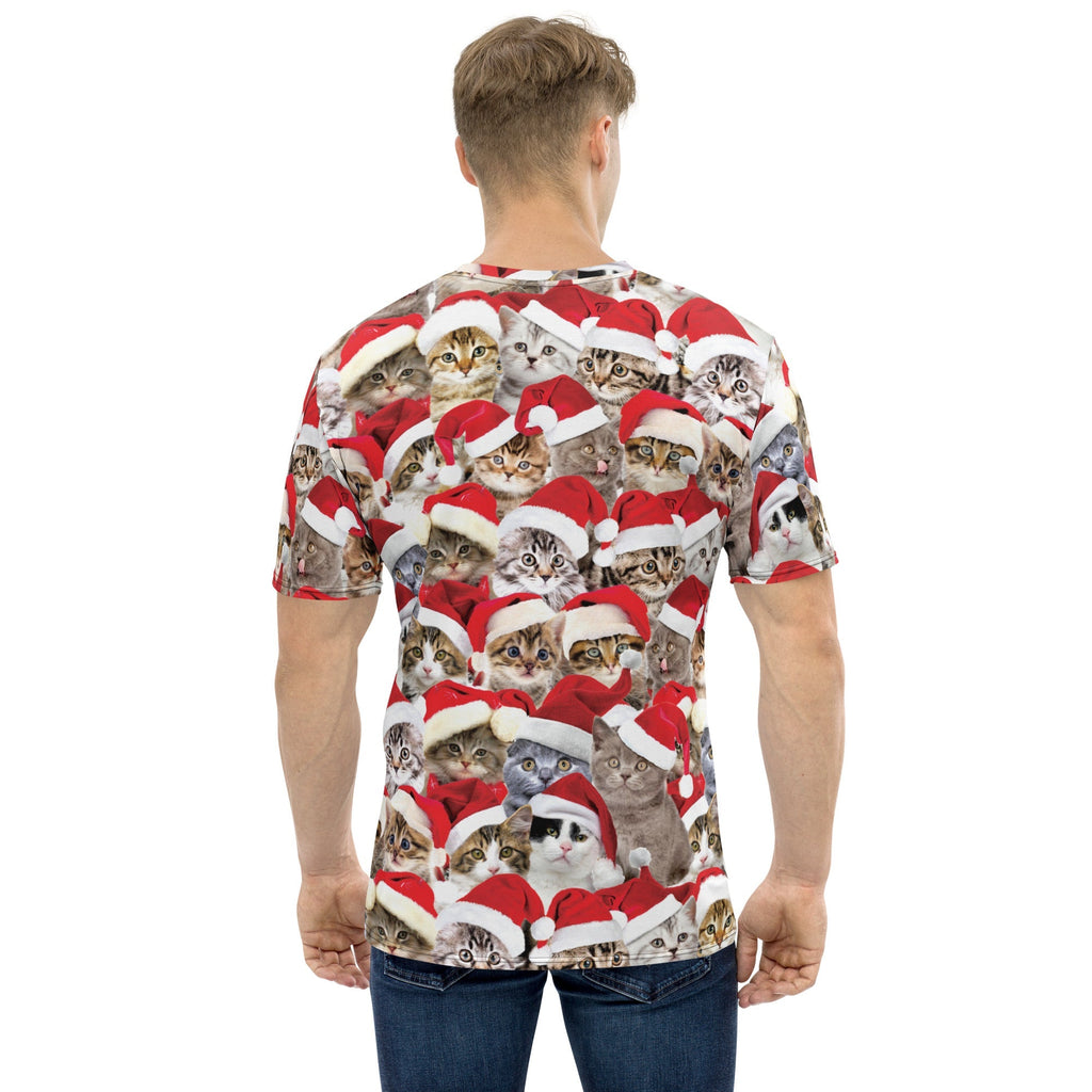 Christmas Cat Men's T-shirt