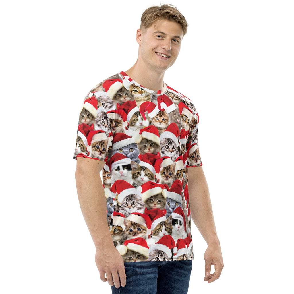 Christmas Cat Men's T-shirt