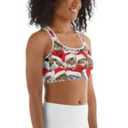 Christmas Cat Sports Bra