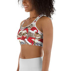 Christmas Cat Sports Bra