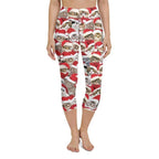 Christmas Cat Yoga Capris
