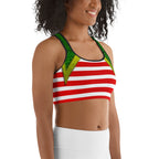 Christmas Elf Sports Bra
