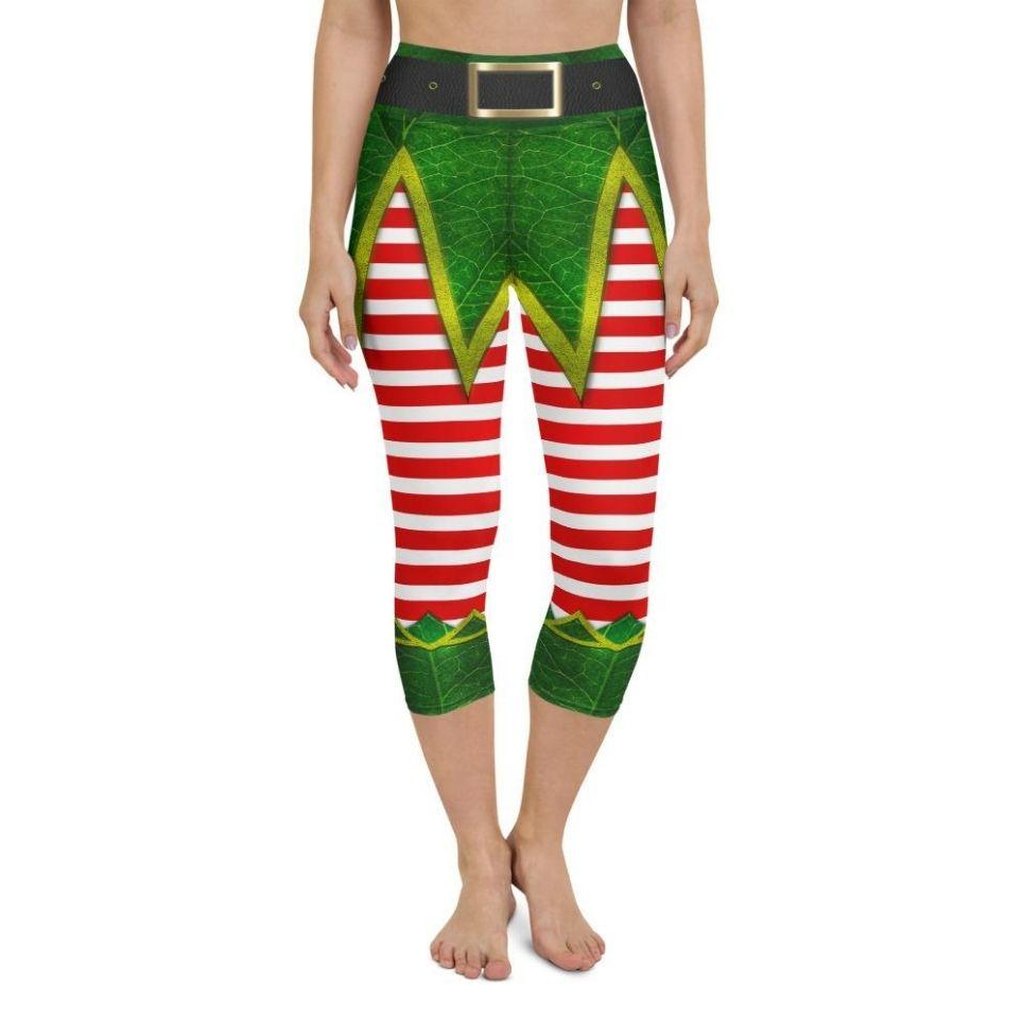 Christmas Elf Yoga Capris
