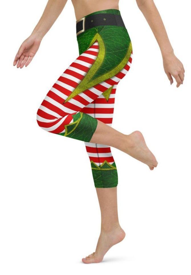 Christmas Elf Yoga Capris