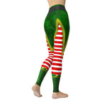 Christmas Elf Yoga Leggings - FiercePulse - Premium Workout Leggings - Yoga Pants