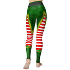Christmas Elf Yoga Leggings - FiercePulse - Premium Workout Leggings - Yoga Pants