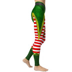 Christmas Elf Yoga Leggings - FiercePulse - Premium Workout Leggings - Yoga Pants