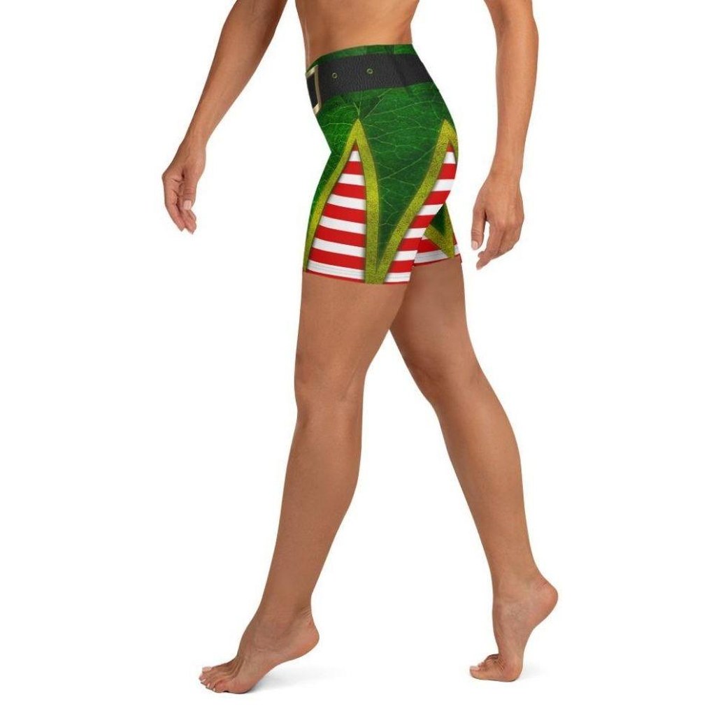 Christmas Elf Yoga Shorts