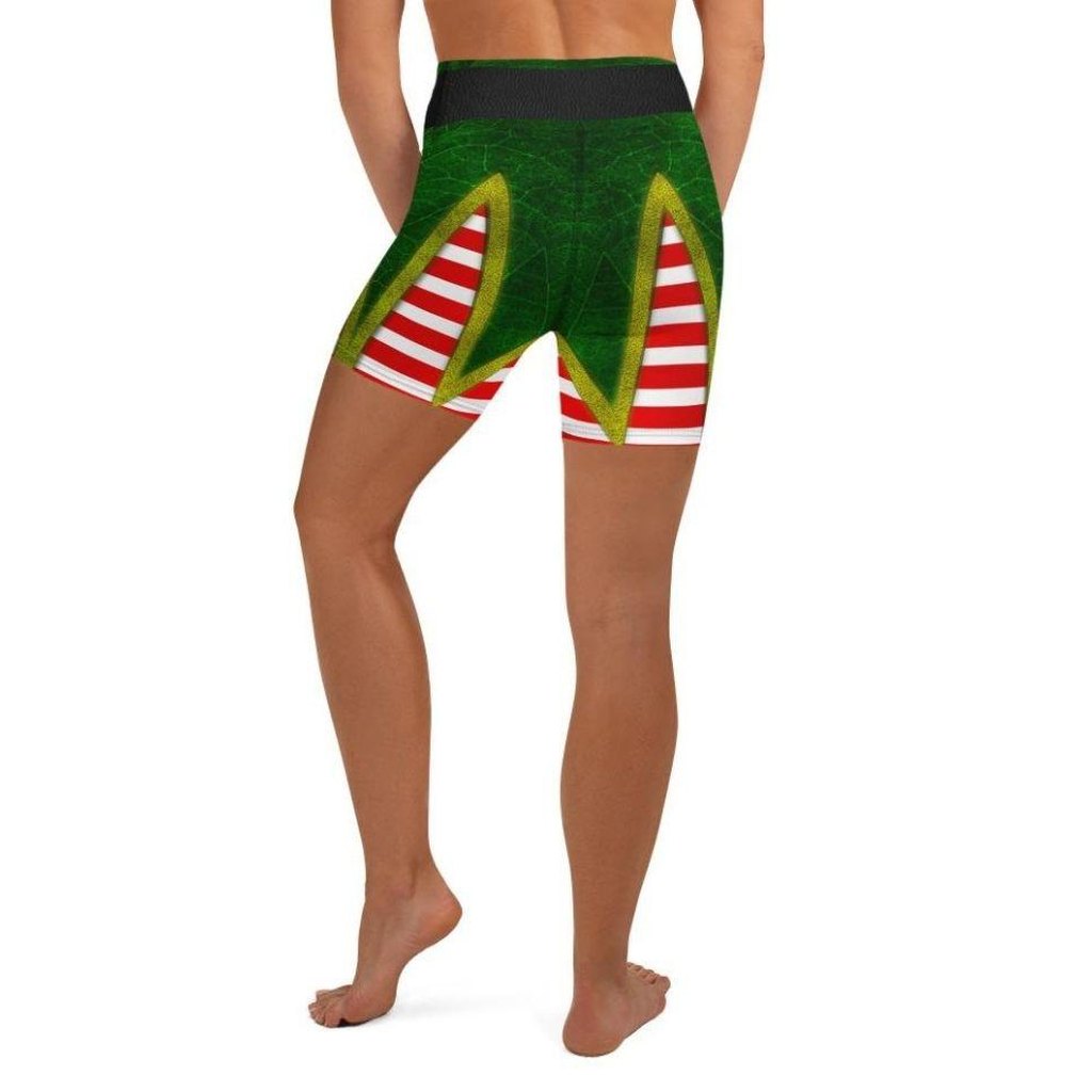 Christmas Elf Yoga Shorts