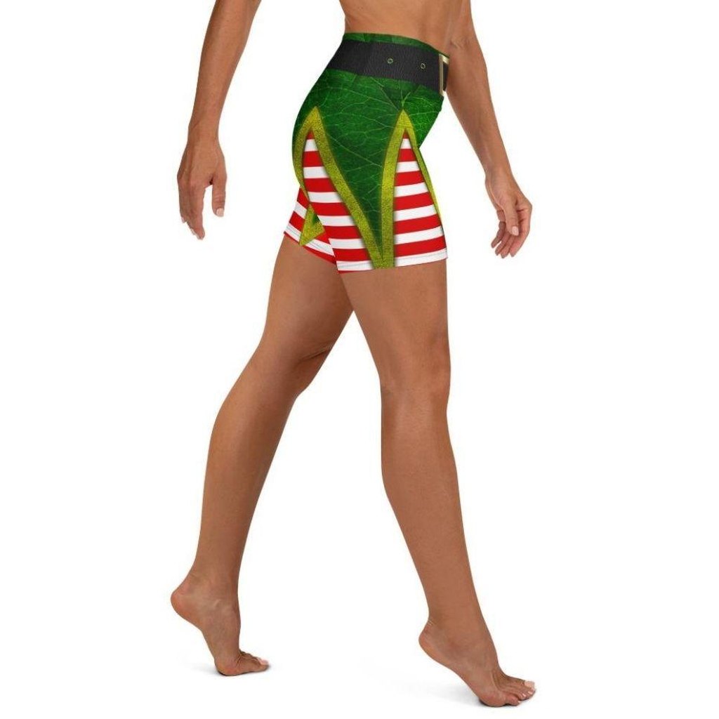 Christmas Elf Yoga Shorts