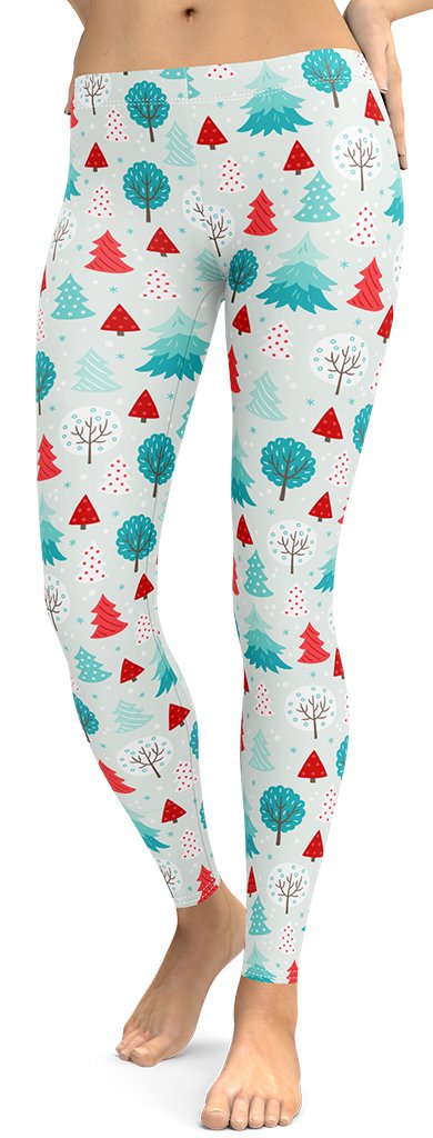 Christmas Forest Leggings