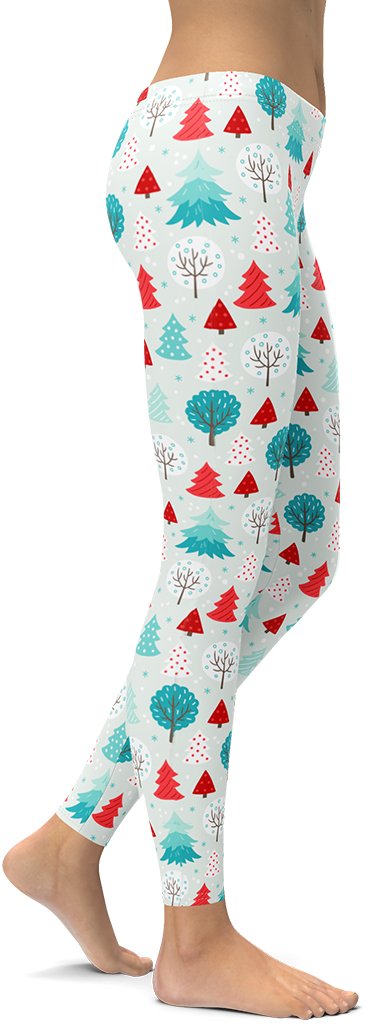 Christmas Forest Leggings