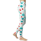 Christmas Forest Yoga Leggings - FiercePulse - Premium Workout Leggings - Yoga Pants