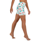 Christmas Forest Yoga Shorts
