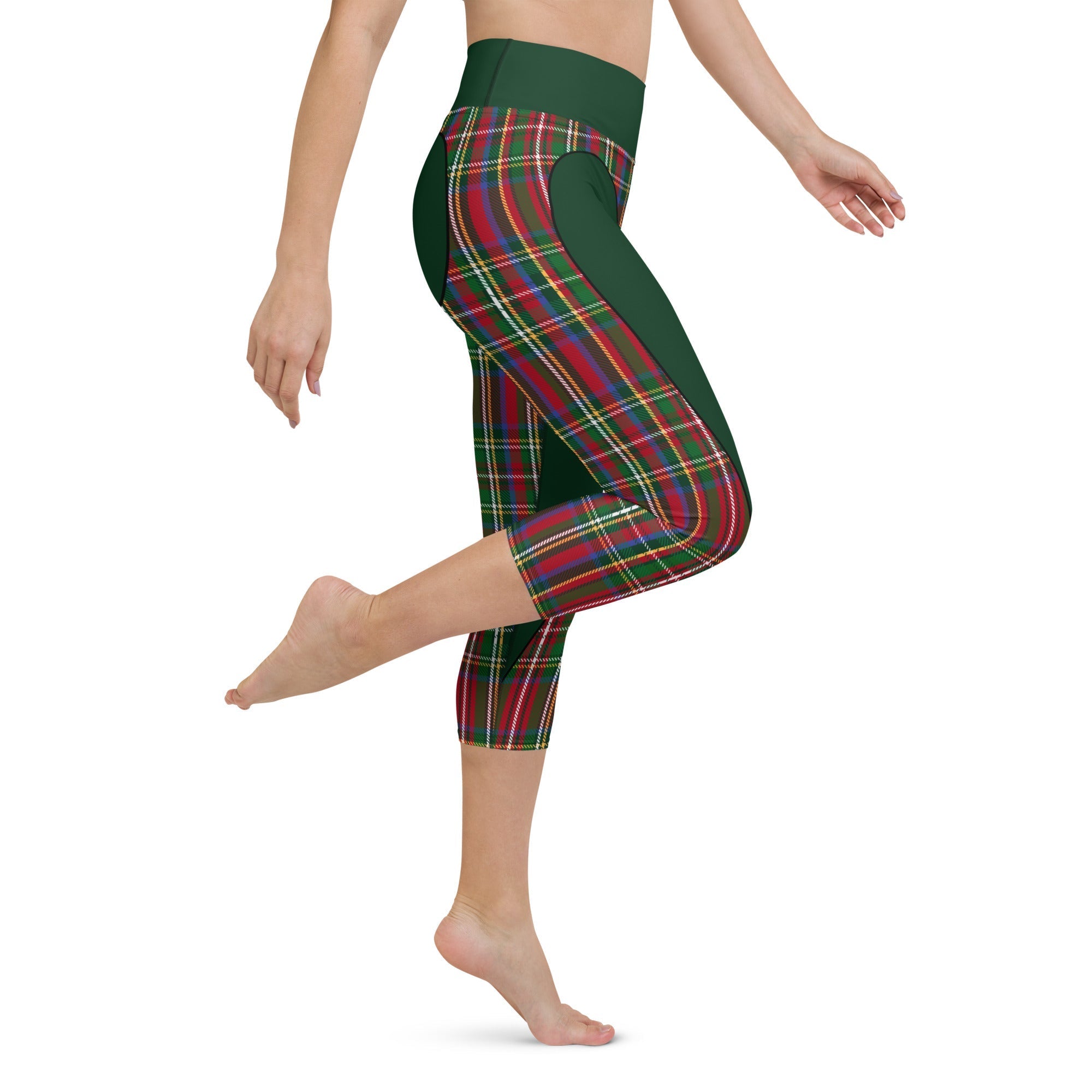 Christmas Heart Shaped Yoga Capris