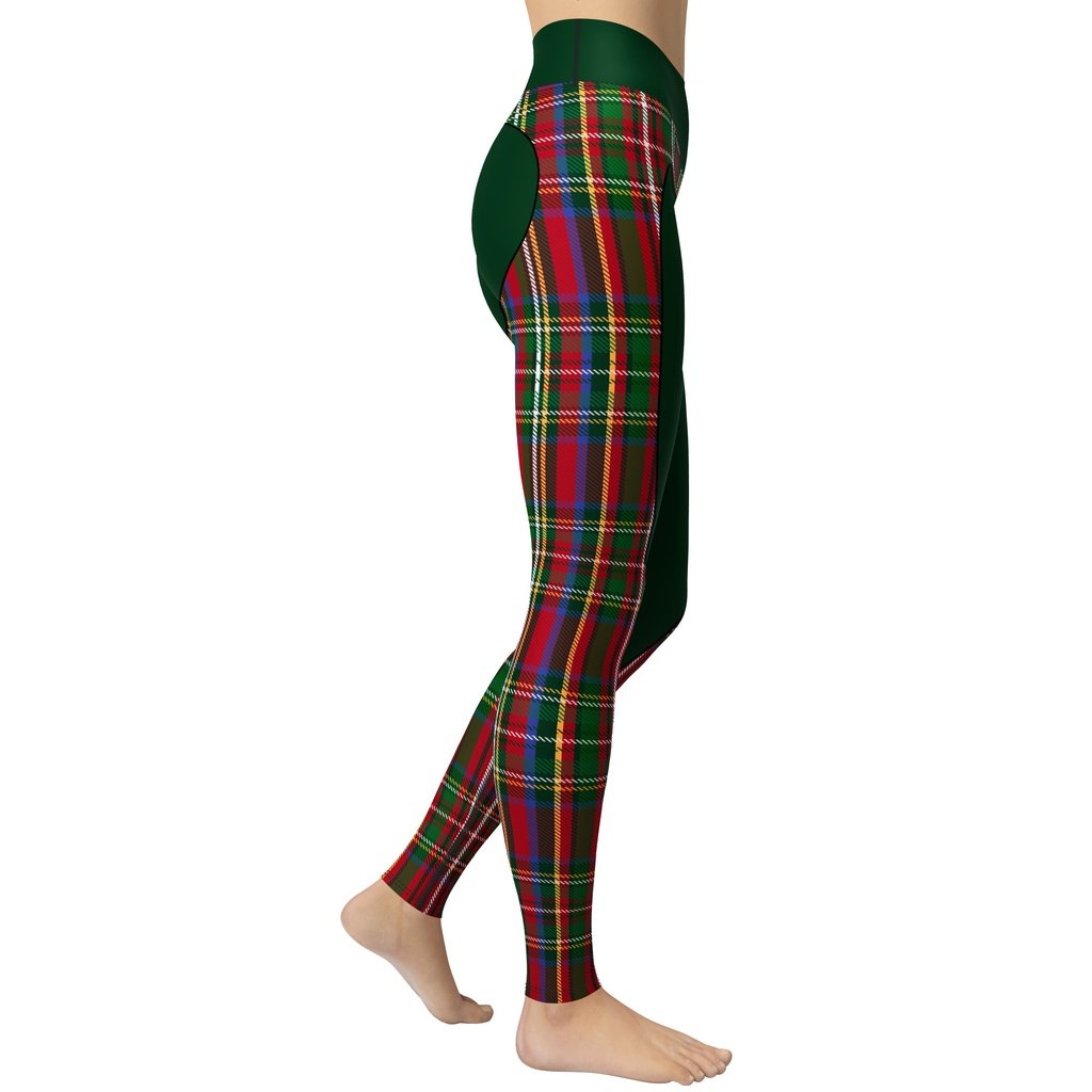 Christmas Heart Shaped Yoga Leggings