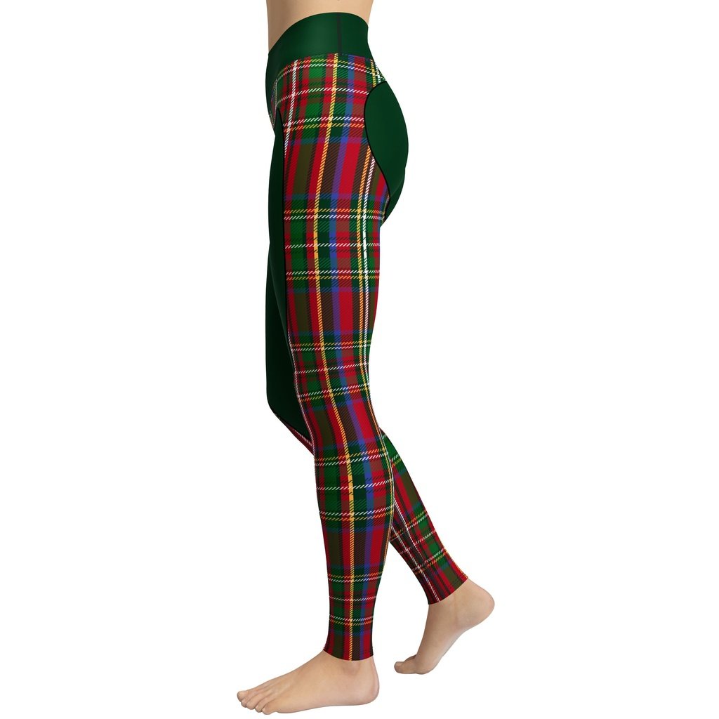 Christmas Heart Shaped Yoga Leggings