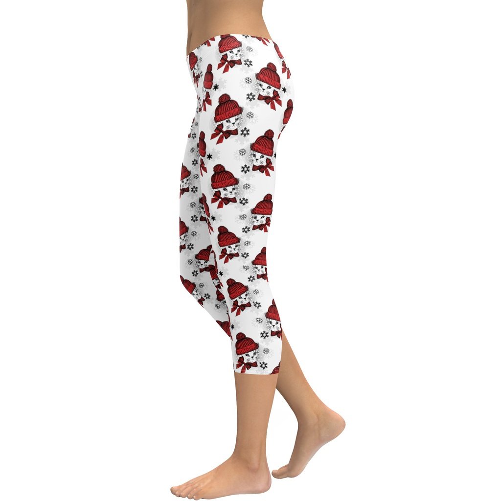 Christmas Kitties Capris