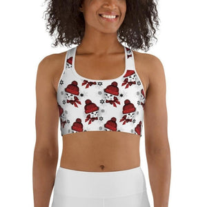 Christmas Kitties Sports Bra