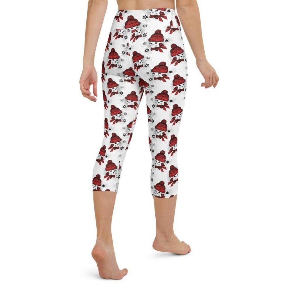 Christmas Kitties Yoga Capris