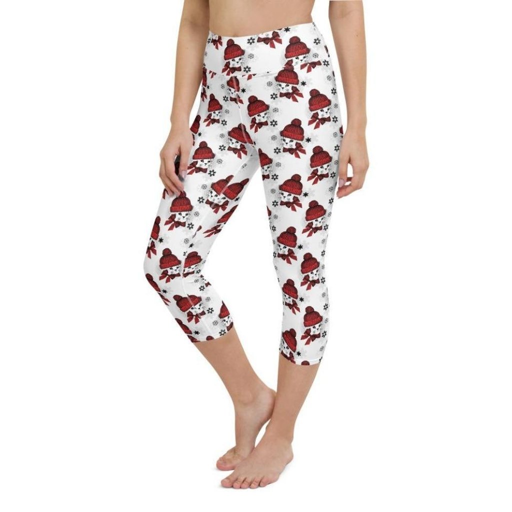 Christmas Kitties Yoga Capris