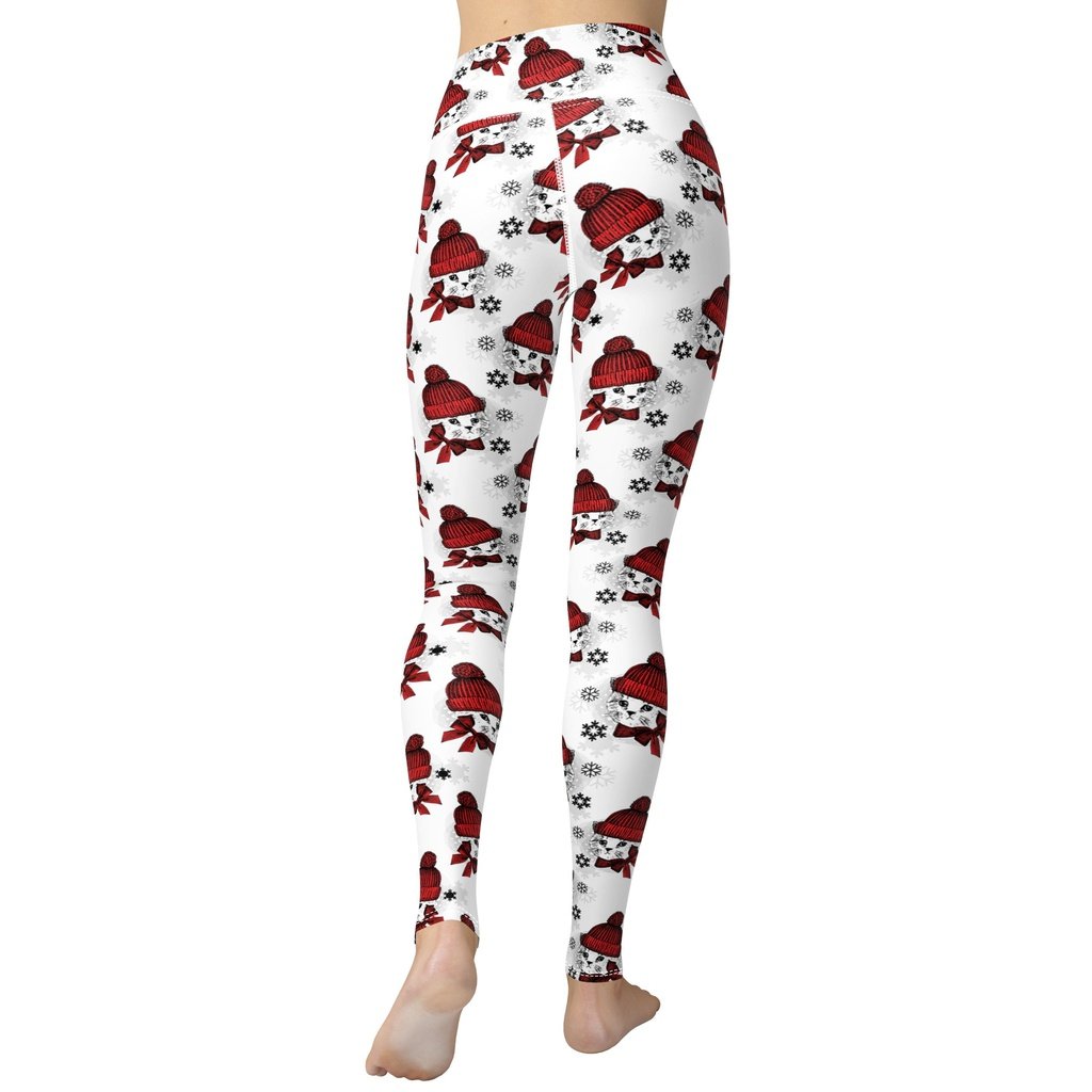 Christmas Kitties Yoga Leggings