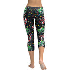 Christmas Lights & Cats Capris