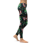 Christmas Lights & Cats Leggings