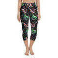 Christmas Lights & Cats Yoga Capris