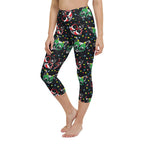 Christmas Lights & Cats Yoga Capris