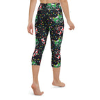 Christmas Lights & Cats Yoga Capris