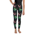 Christmas Lights & Cats Youth Leggings
