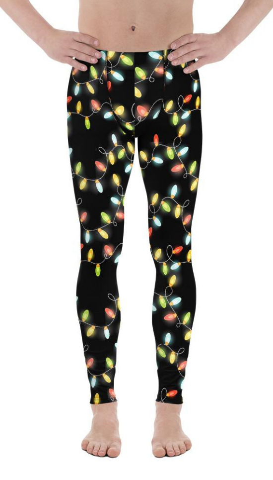 Christmas Lights Men's Leggings