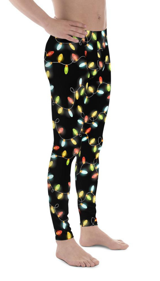 Christmas Lights Men's Leggings