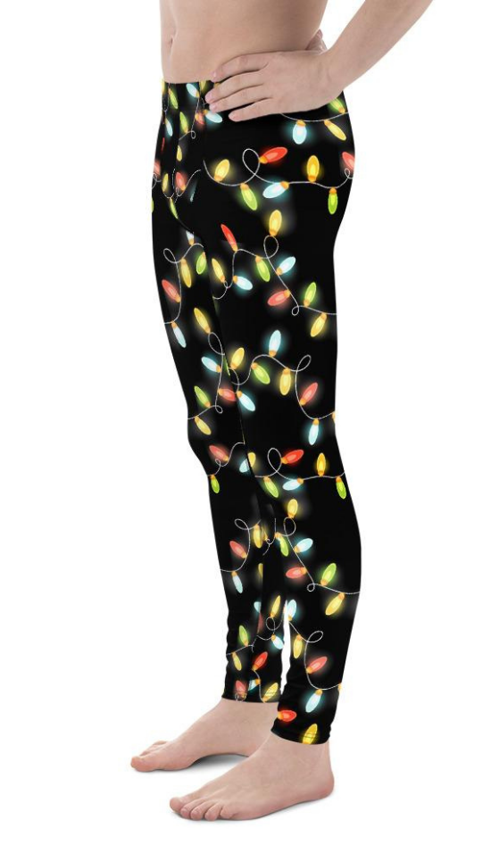 Christmas Lights Men's Leggings