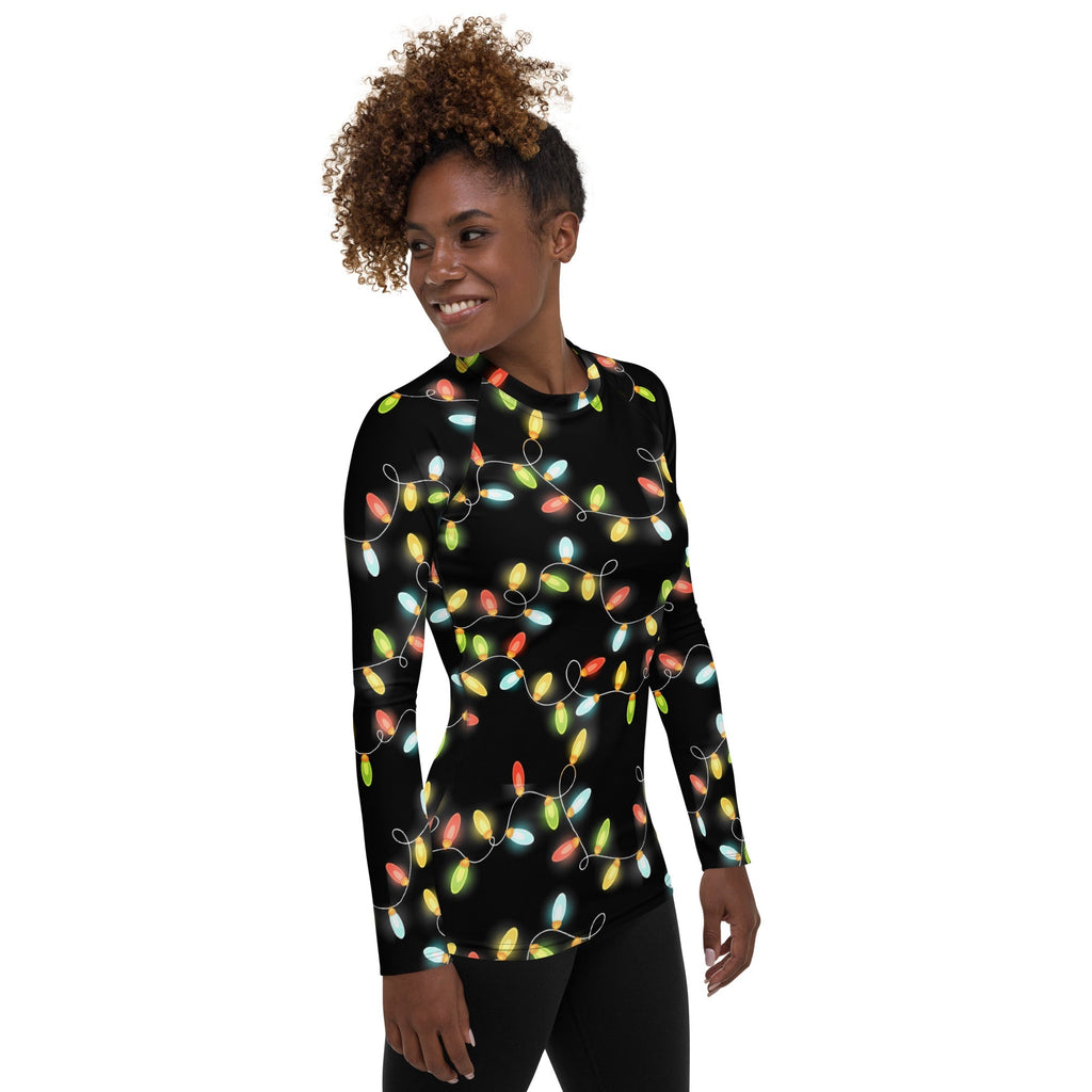 Christmas Lights Rash Guard