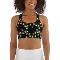 Christmas Lights Sports Bra