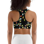 Christmas Lights Sports Bra