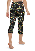 Christmas Lights Yoga Capris