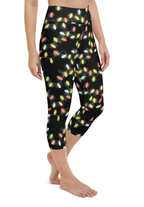 Christmas Lights Yoga Capris