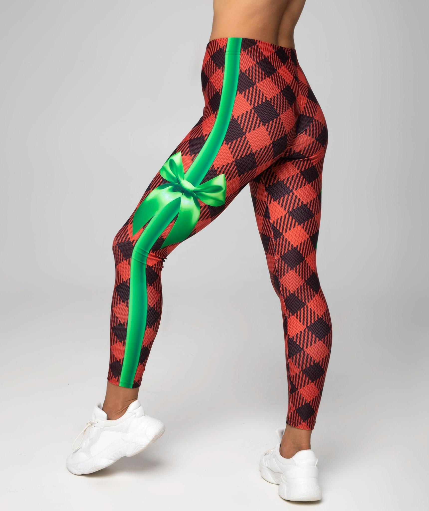 Women s Christmas Leggings Squat Proof Christmas Present Leggings FIERCEPULSE