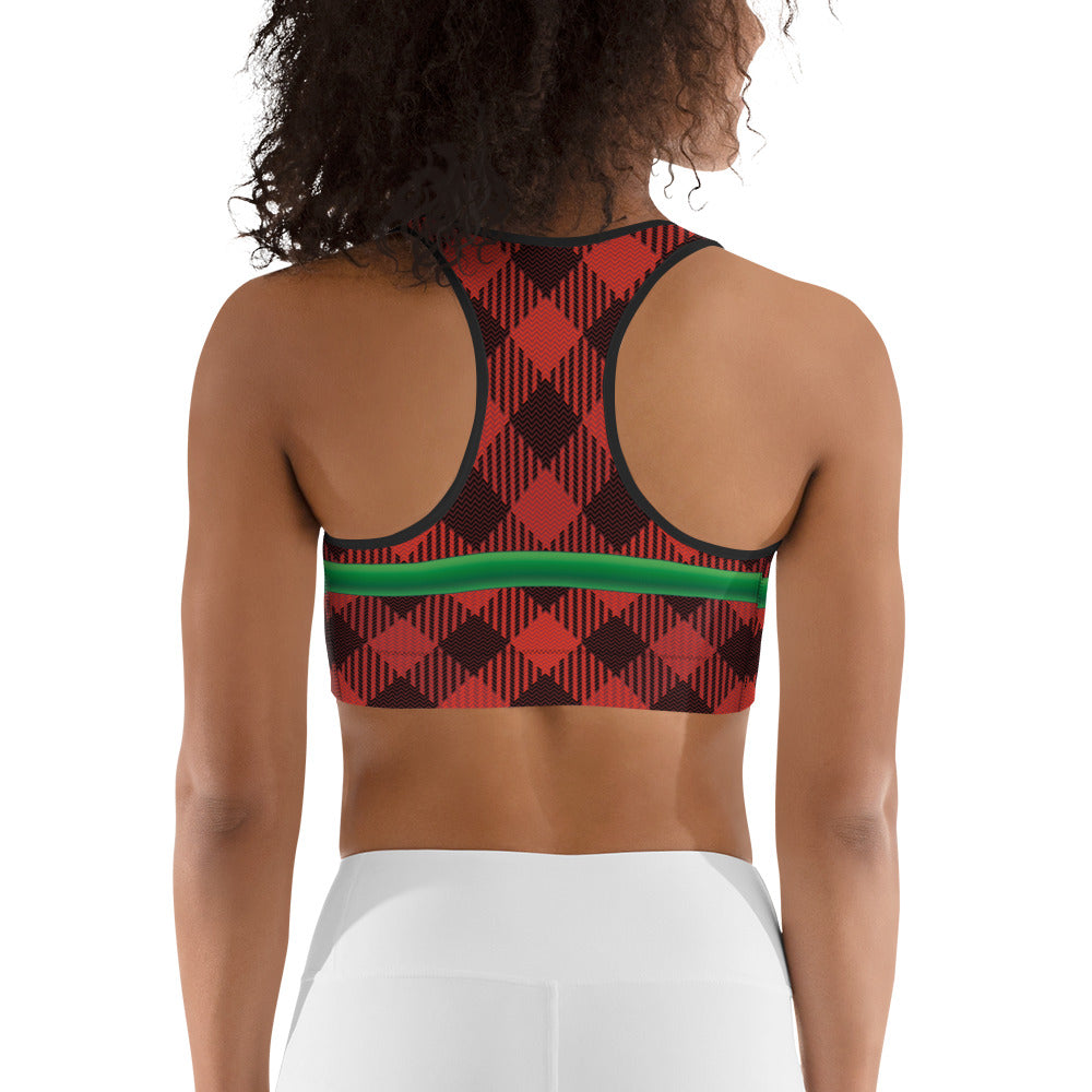Christmas Present Sports Bra