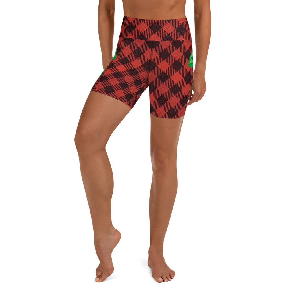 Christmas Present Yoga Shorts