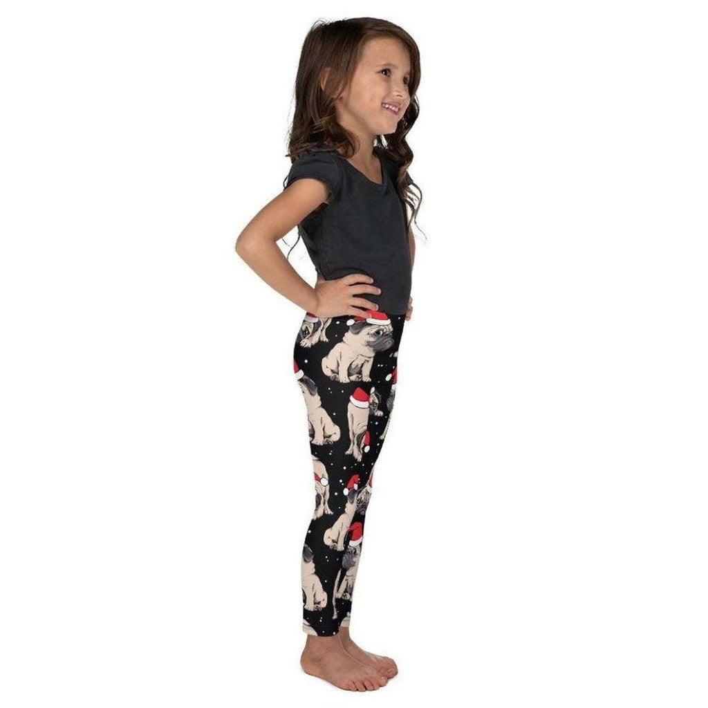 Christmas Pugs Kid's Leggings