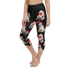 Christmas Pugs Yoga Capris