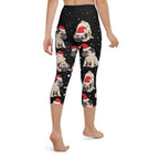 Christmas Pugs Yoga Capris