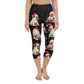 Christmas Pugs Yoga Capris
