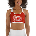 Christmas Shorts Sports Bra