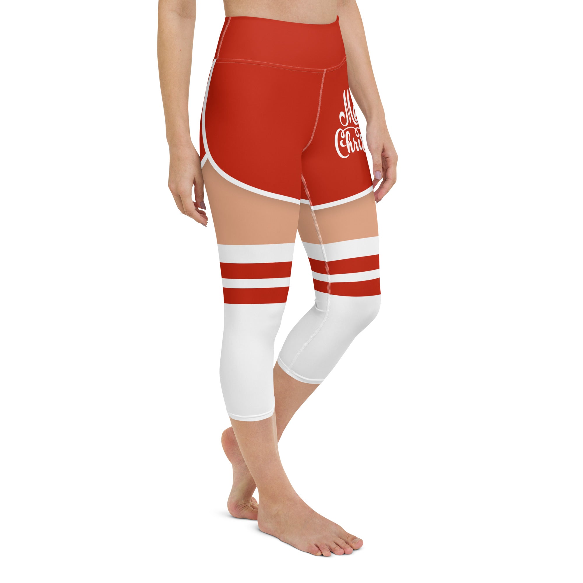 Christmas Shorts Yoga Capris